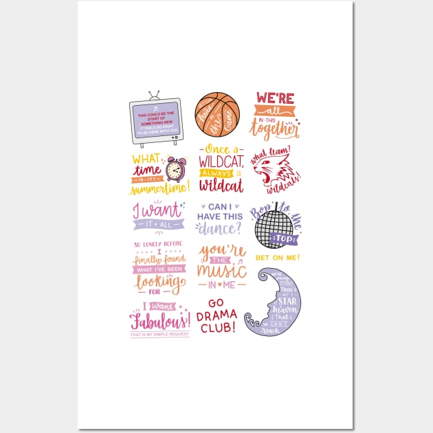 High School Musical | Movie Art Wall Art by lettersofjoy